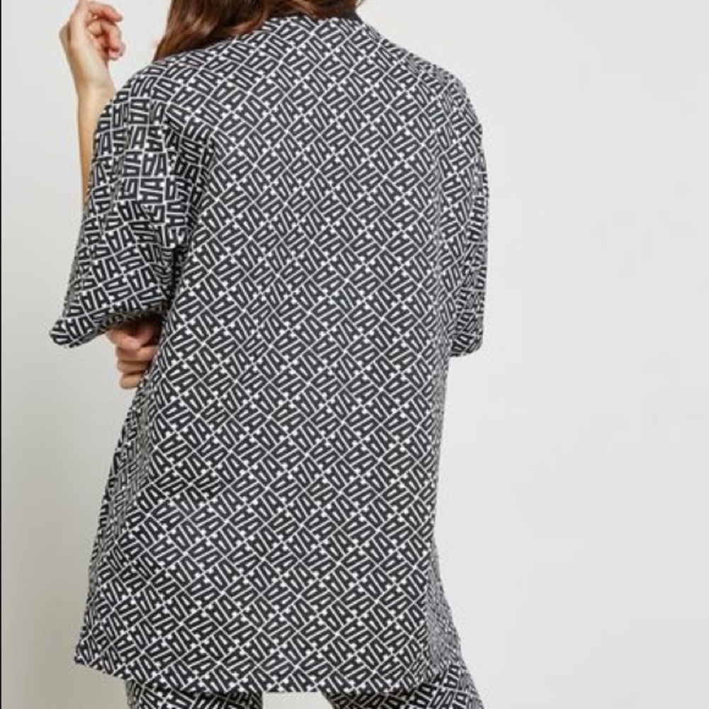 NWT Adidas Allover Print Oversize Tee - Picture 2 of 6